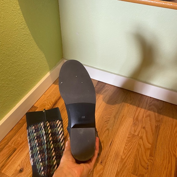 Tory Burch Brown and Black Patterned Boots - Picture 6 of 6